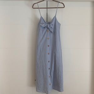 Zara Trafaluc Stripped Button Down Dress